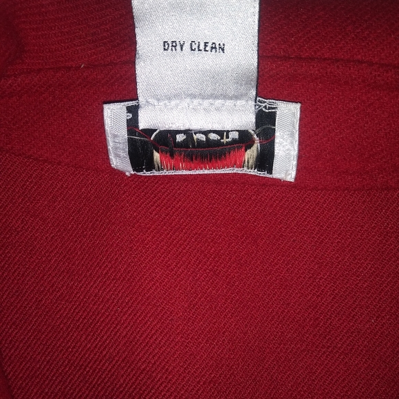 🆕Talbots | 100% Wool Light Peacoat In Red Women's Size 6 Petite Womens Red Coat - Picture 7 of 15